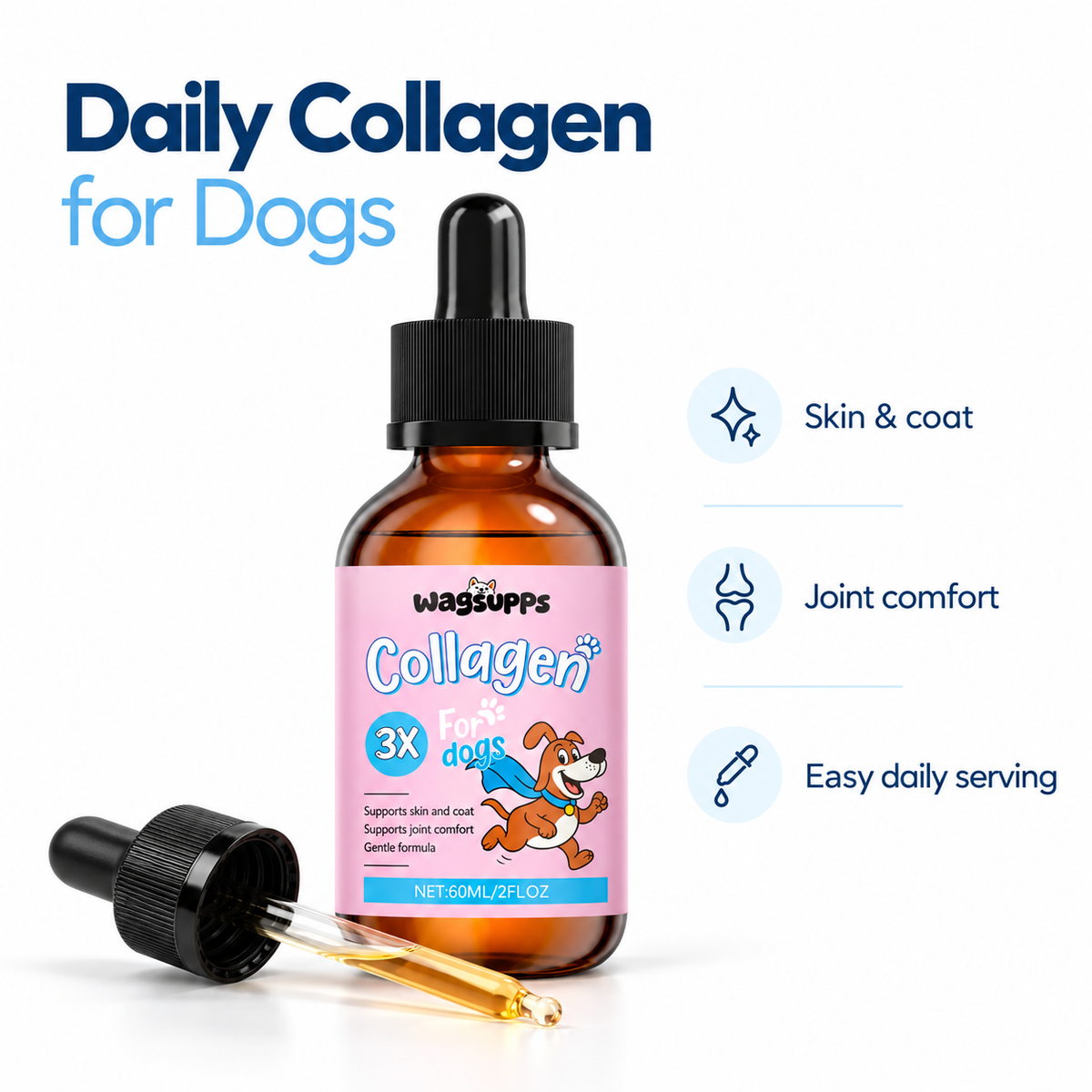 Wagsupps Deluxe Liquid Collagen