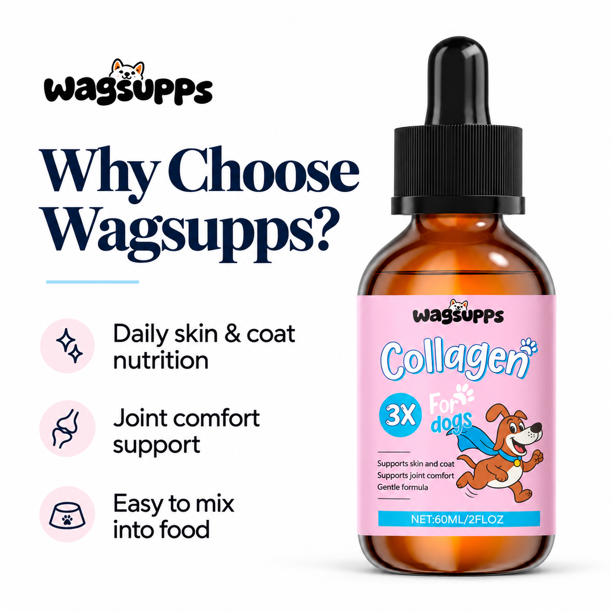 Wagsupps Deluxe Liquid Collagen